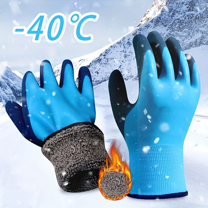 Fishing Gloves - Winter Waterproof and Warm Mechanical Gloves,