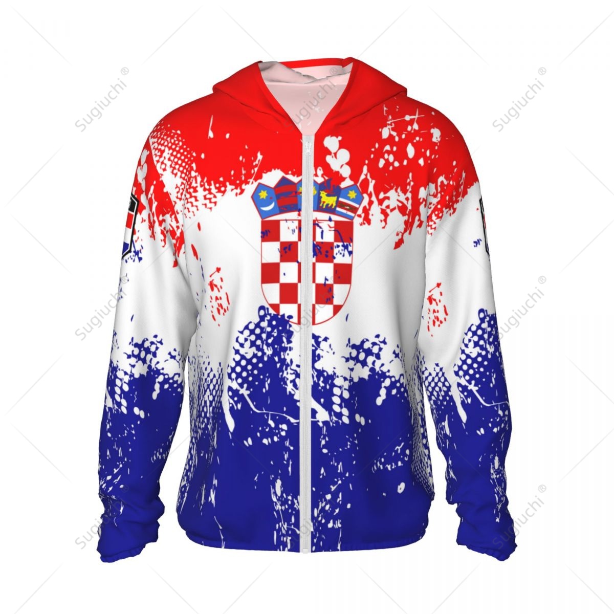 Croatia Flag Sun Protection Ho - Fishing Hoodie recension och pris