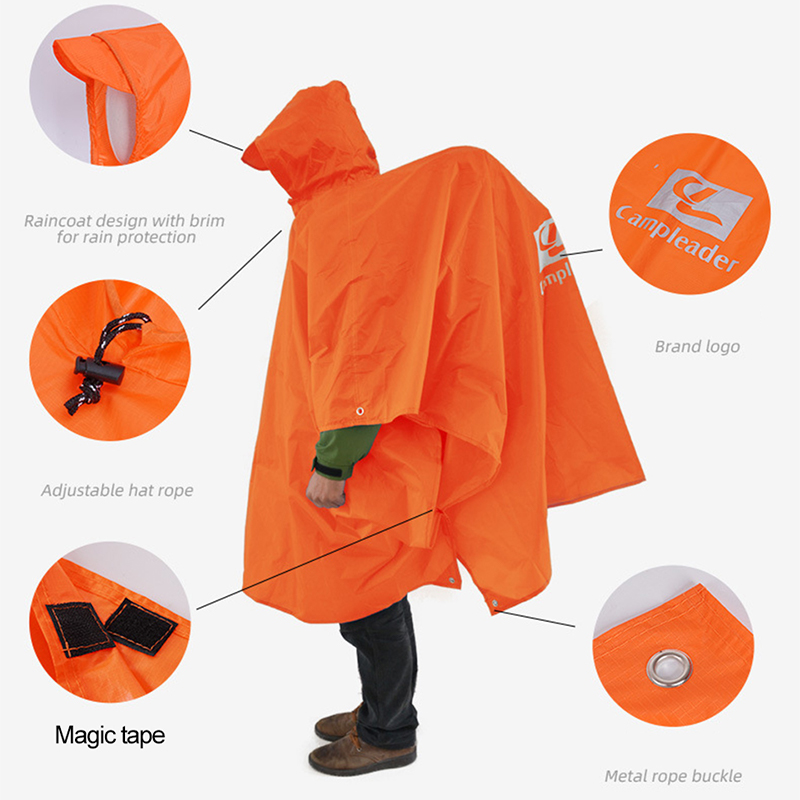 3 In 1 Outdoor Raincoat Hooded - Fishing Rain Suit recension och pris