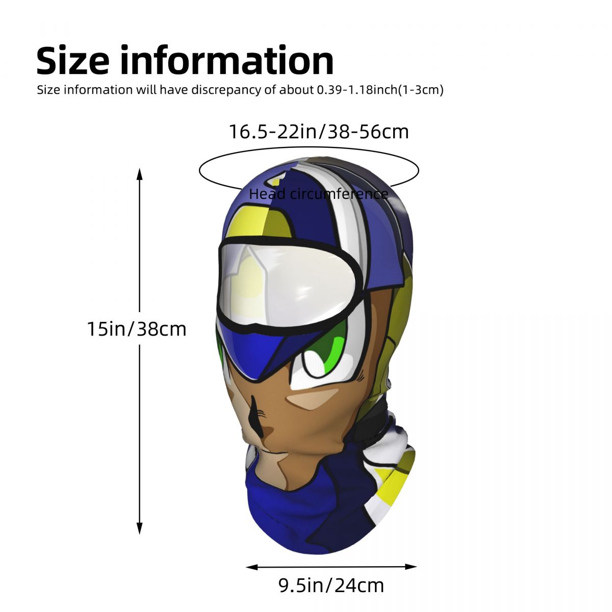 Megaman Video Game Mega Man Br - Fishing Mask Sun Protection recension och pris
