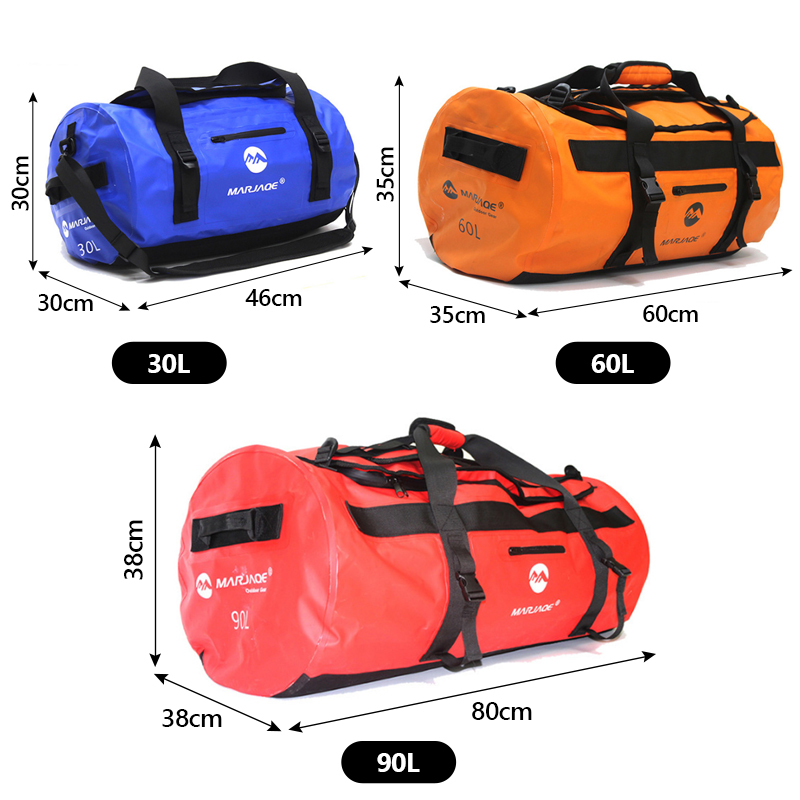 30L 60L 90L Waterproof Kayakin - Fishing Bag Waterproof recension och pris