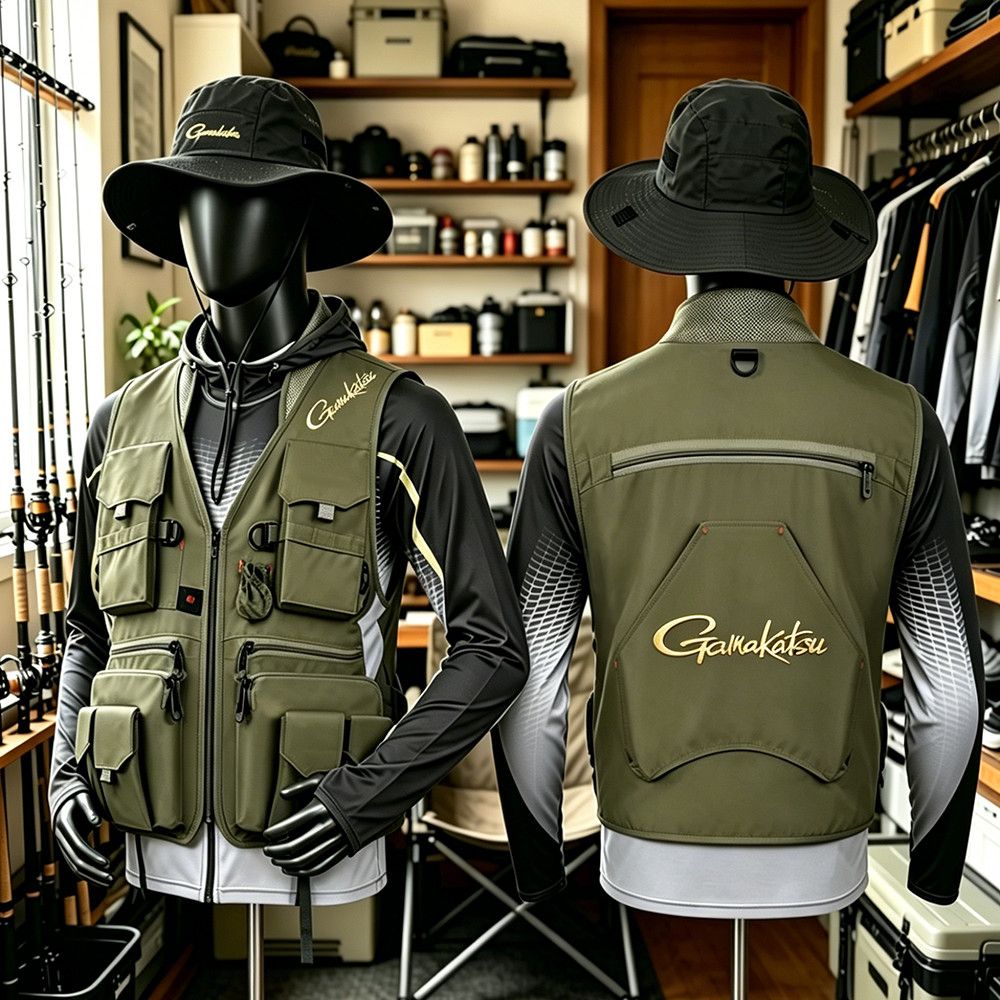 Gamakatsu Men Multi-Pocket Fis - Fishing Vest recension och pris