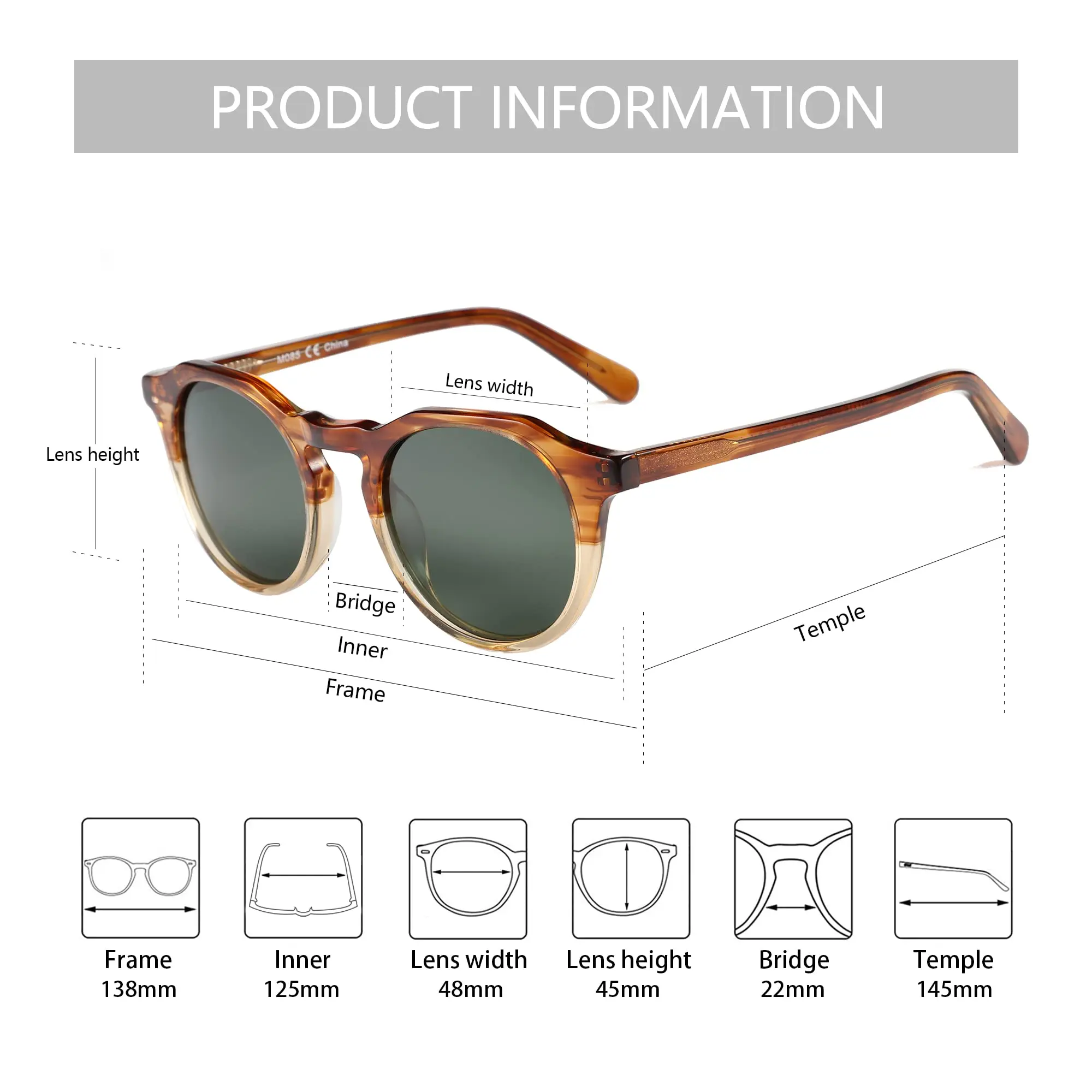 BLUEMOKY Polarized UV400 Prote - Fishing Sunglasses Polarized recension och pris