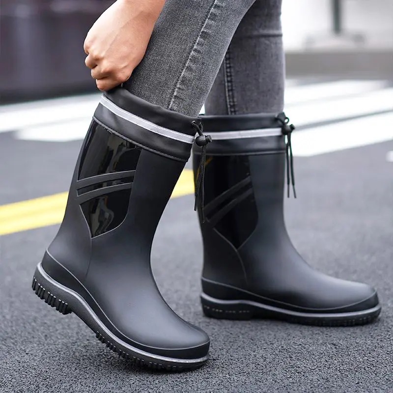 Fashion Men's Medium Tube Rain - Fishing Boots recension och pris