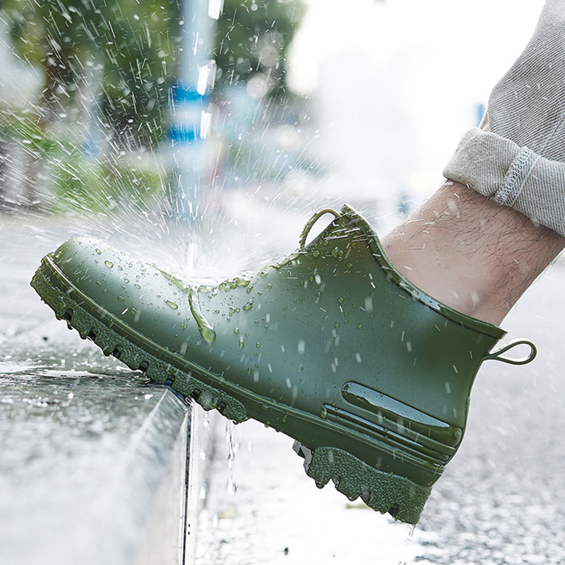 New Fashion Men Rain Boots Pla - Fishing Boots recension och pris