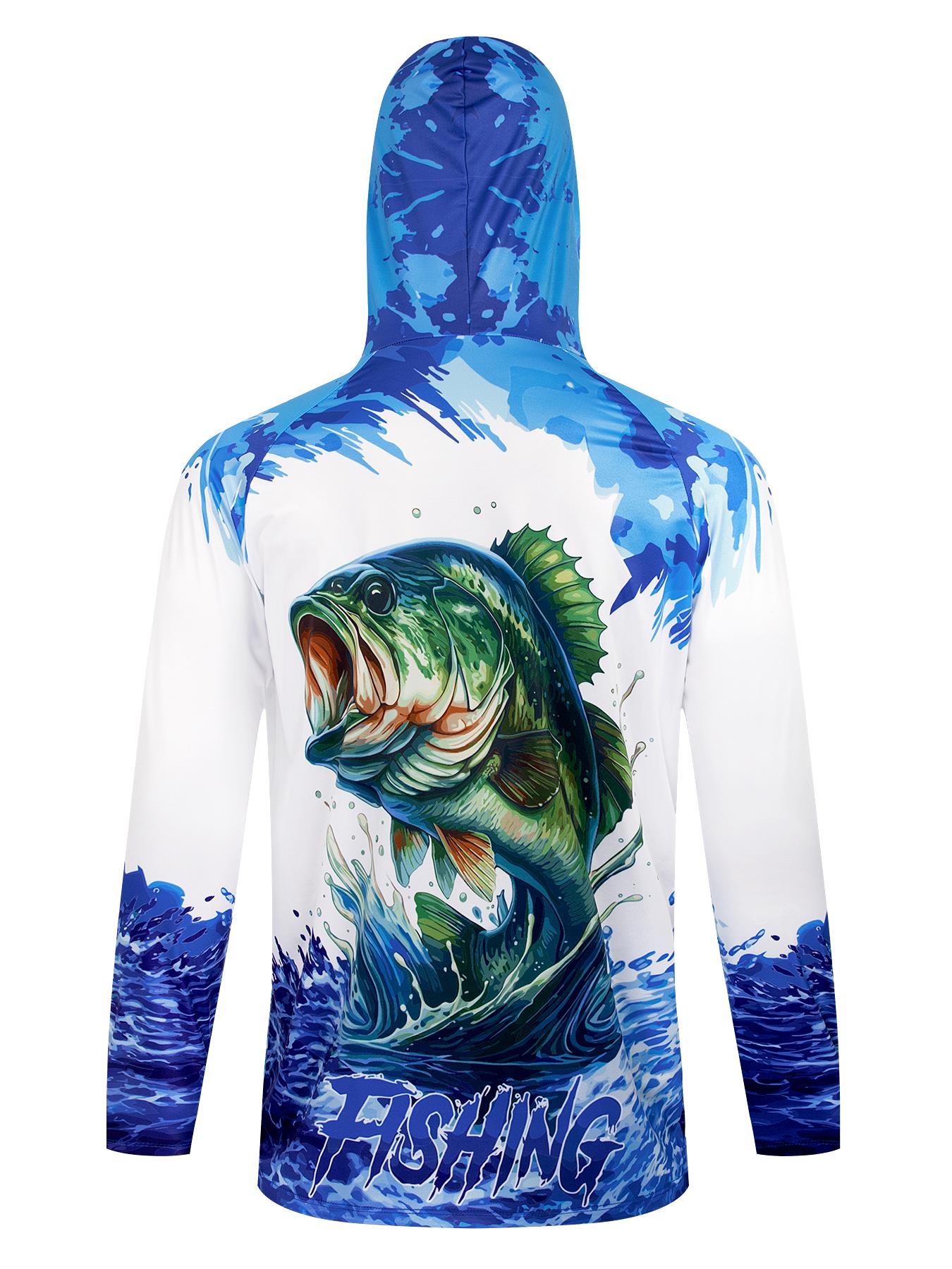 Fishing Hooded Shirt Upf 50 Fi - Fishing Shirt Uv Protection recension och pris