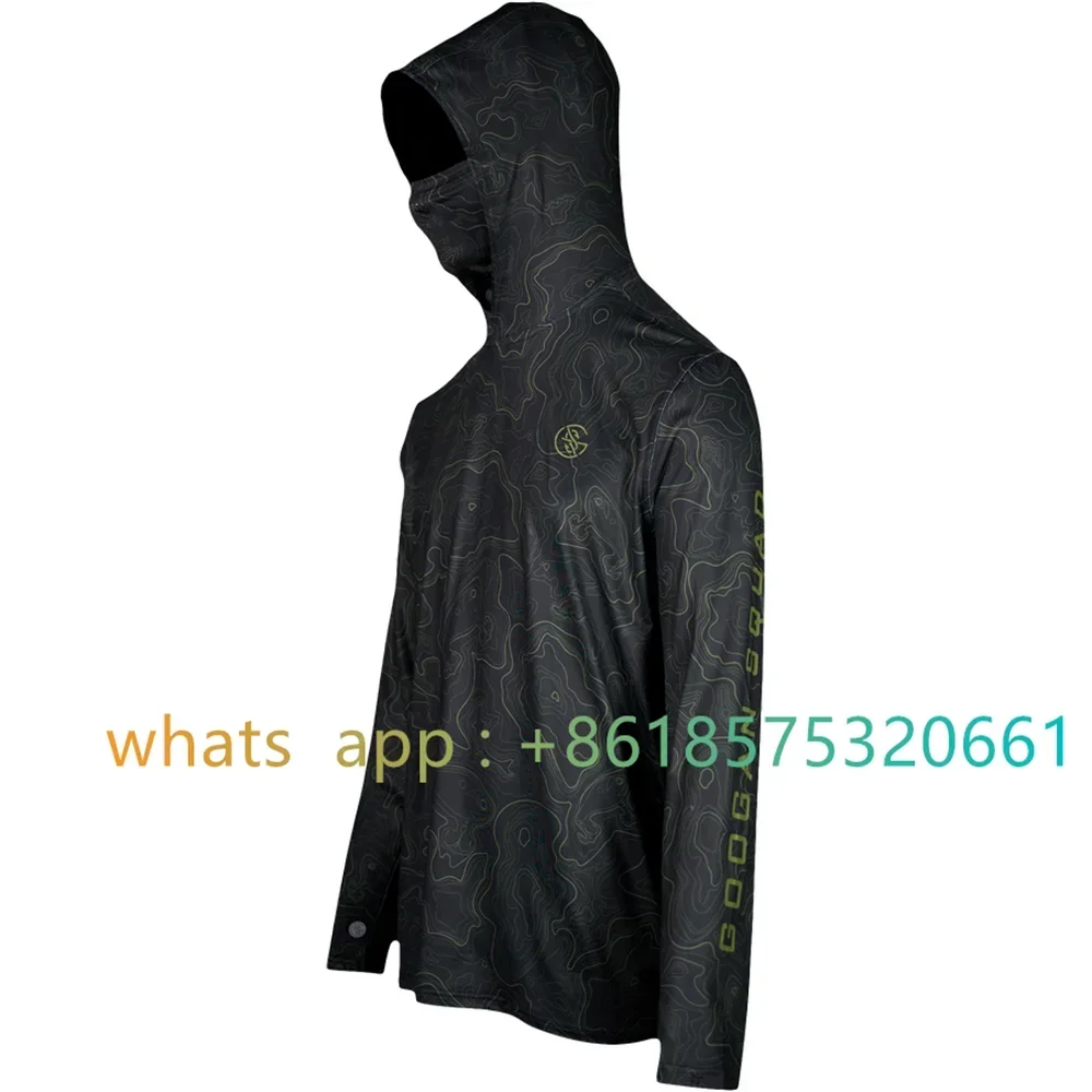 GOOGAN SQUAD Men Hoodie With M - Fishing Mask Sun Protection recension och pris
