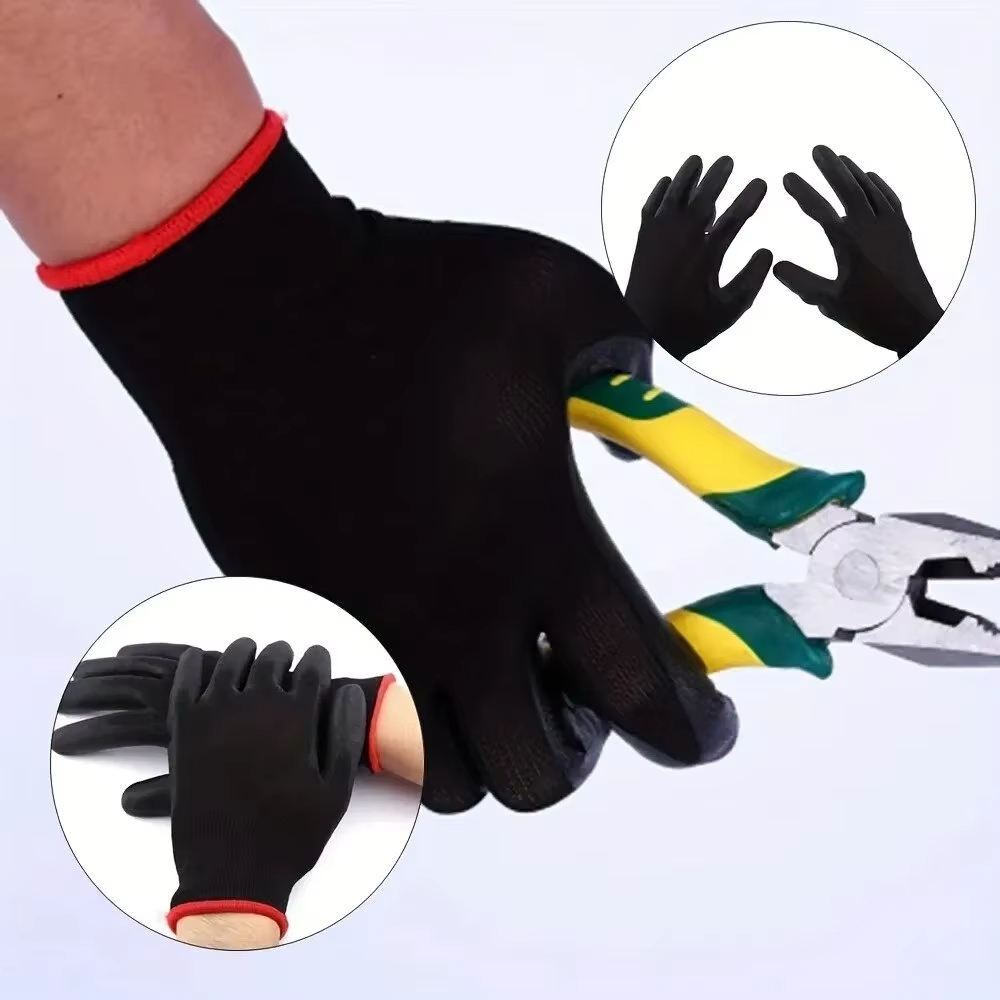 10 Pairs Durable PU Coating We - Fishing Gloves recension och pris