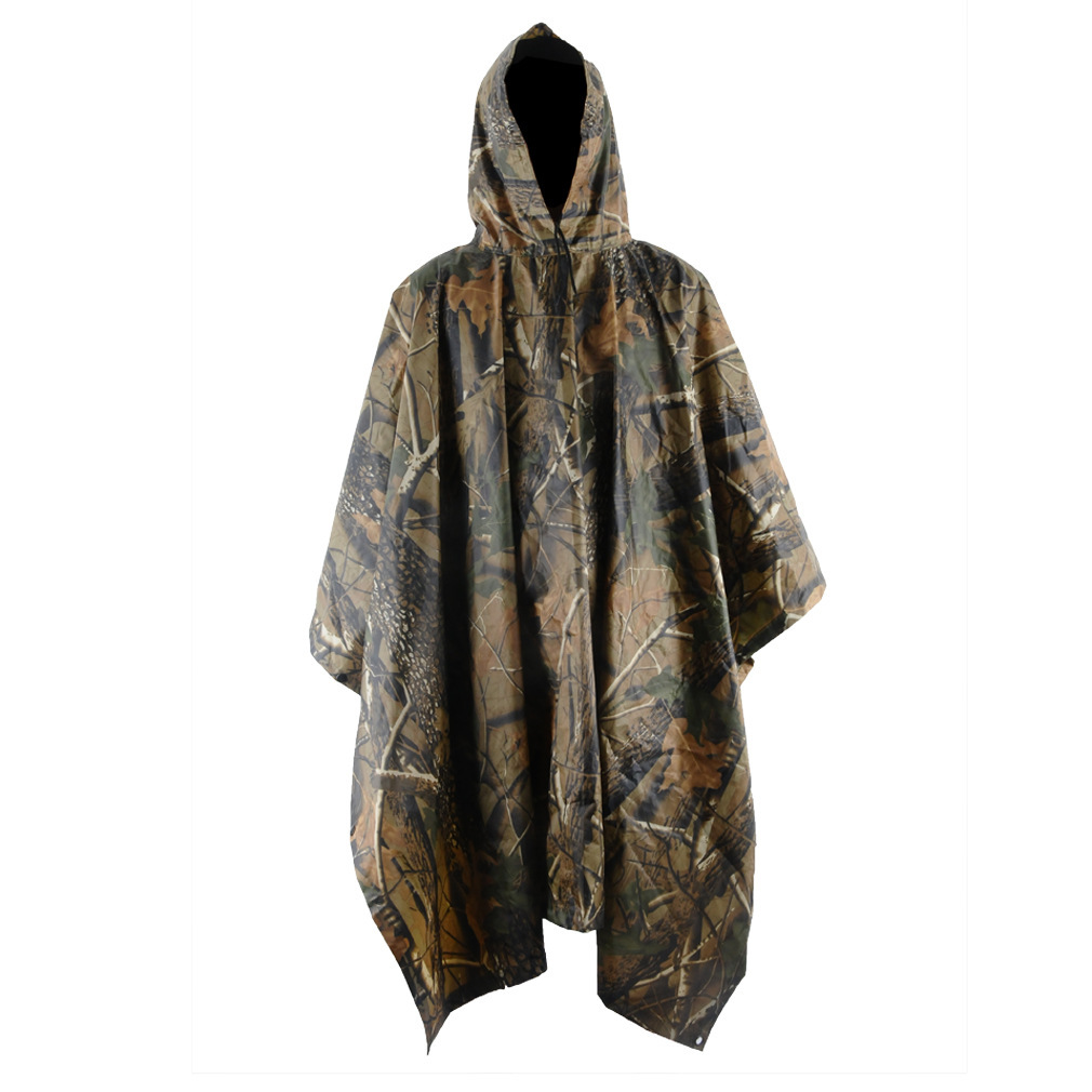 Camouflage Rain Cloak Full Bod - Fishing Rain Suit recension och pris