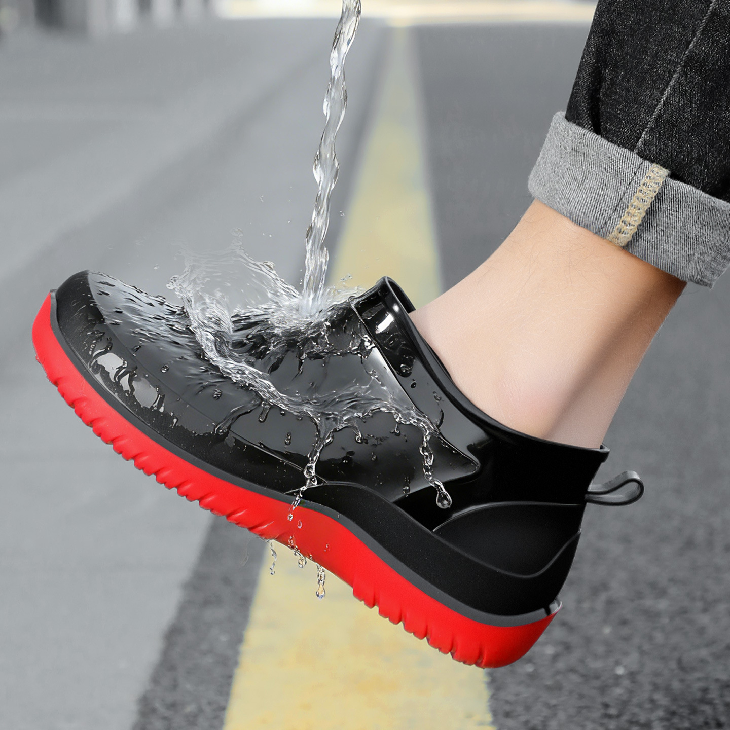 Rain boots Men's Waterproof Sh - Fishing Boots recension och pris