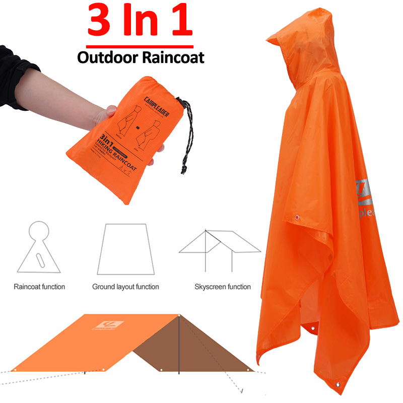 3 In 1 Outdoor Raincoat Hooded - Fishing Rain Suit recension och pris