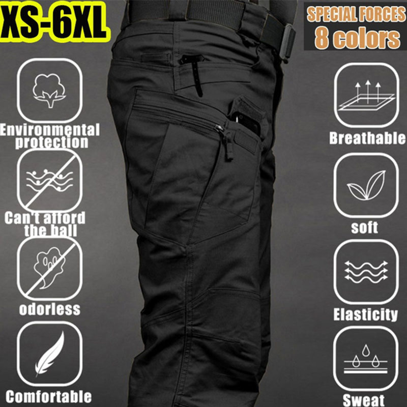 Men's Tactical Cargo Pants 6XL - Fishing Pants Waterproof recension och pris