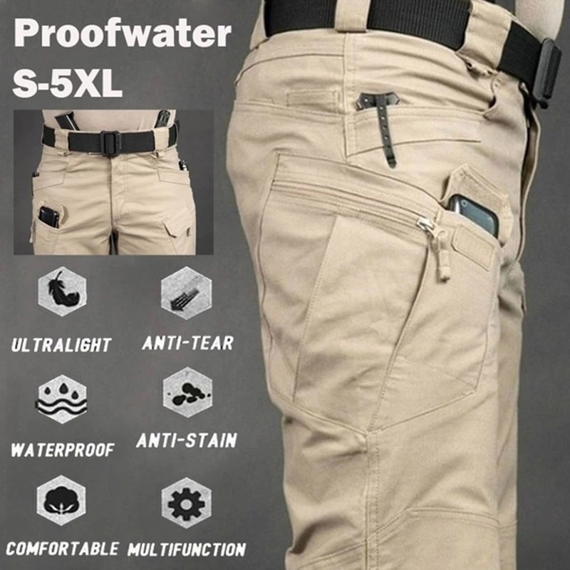 Men's Tactical Cargo Pants 6XL - Fishing Pants Waterproof recension och pris